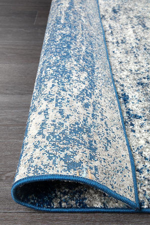 Casandra Dunescape Modern Blue Grey Rug - Floorsome - Modern