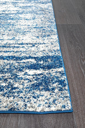 Casandra Dunescape Modern Blue Grey Rug - Floorsome - Modern