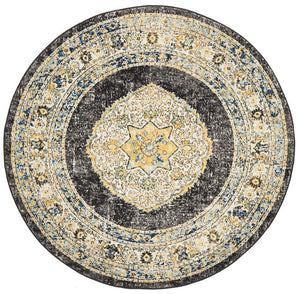 Century 955 Charcoal Round Rug - Floorsome - Century Collection