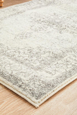 Century 977 Silver Runner Rug - Floorsome - Modern