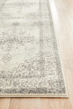 Century 977 Silver Runner Rug - Floorsome - Modern