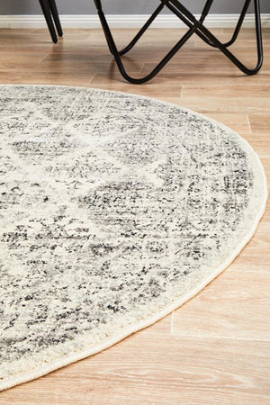 Century 999 Grey Round Rug - Floorsome - Century Collection