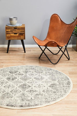 Century 999 Grey Round Rug - Floorsome - Century Collection