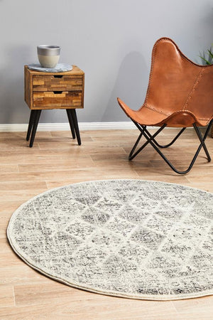 Century 999 Grey Round Rug - Floorsome - Century Collection