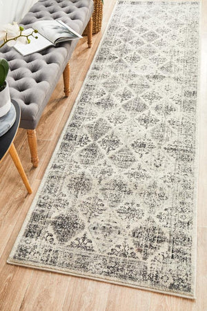 Century 999 Grey Runner Rug - Floorsome - Modern