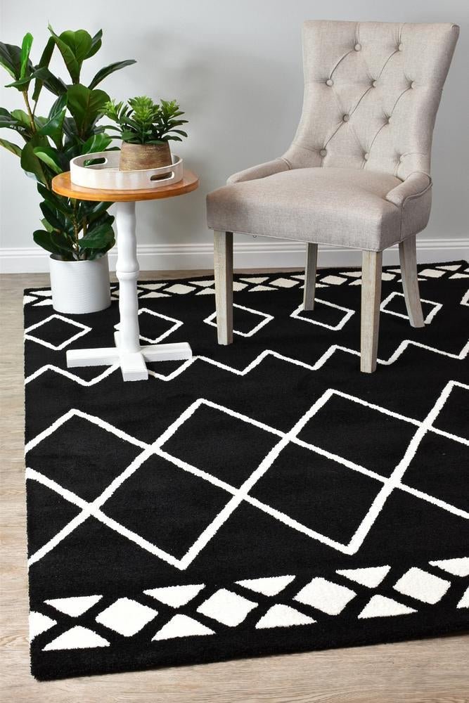 Chiapas Berber Black White Rug 63207-630