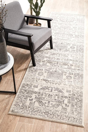 Chrome Addison Silver Runner Rug - Floorsome - CHROME COLLECTION