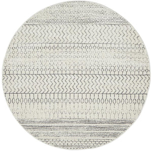 Chrome Harper Silver Round Rug - Floorsome - CHROME COLLECTION