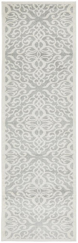 Chrome Lydia Silver Runner Rug - Floorsome - CHROME COLLECTION