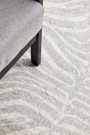 Chrome Savannah Silver Runner Rug - Floorsome - CHROME COLLECTION