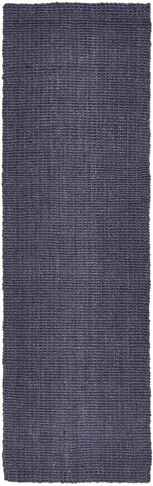 Chunky Natural Fiber Barker Navy Runner Rug - Floorsome - Flatweave