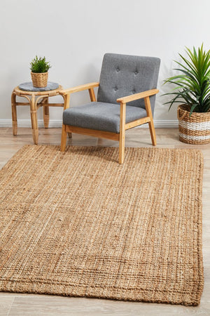 Chunky Natural Fiber Barker Rug - Floorsome - Flatweave