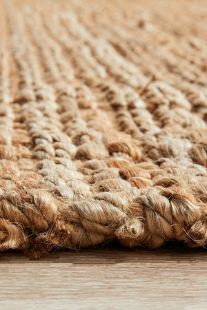 Chunky Natural Fiber Barker Rug - Floorsome - Flatweave