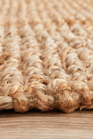 Chunky Natural Fiber Barker Runner Rug - Floorsome - Flatweave