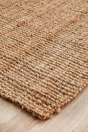 Chunky Natural Fiber Barker Runner Rug - Floorsome - Flatweave