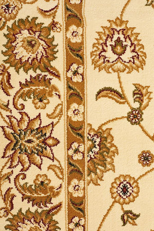 Classic Rug Ivory with Ivory Border - Floorsome - Traditional