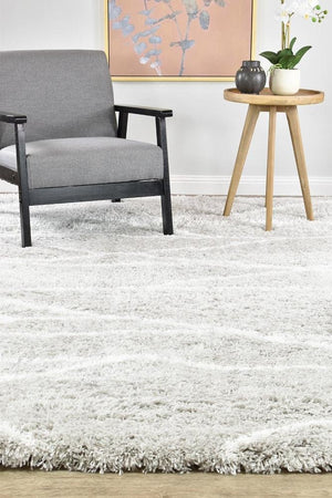 Cobi Shaggy Light Grey Rug 8741A - Floorsome - SHAGGY