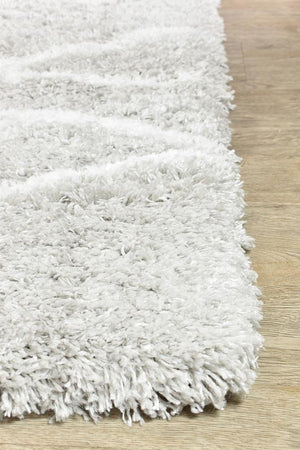 Cobi Shaggy Light Grey Rug 8741A - Floorsome - SHAGGY