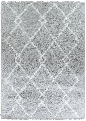 Cobi Shaggy Light Grey Rug 8744A - Floorsome - SHAGGY