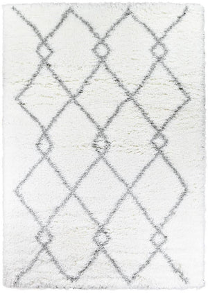 Cobi Shaggy White Rug 8744A - Floorsome - SHAGGY