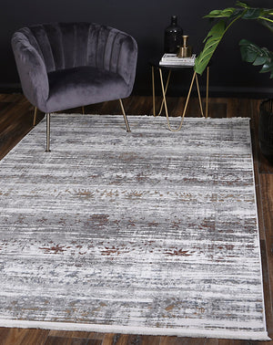 Cordelia Classic Grey Multi Rug - Floorsome - Rug