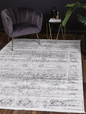 Cordelia Classic Grey Rug - Floorsome - Rug