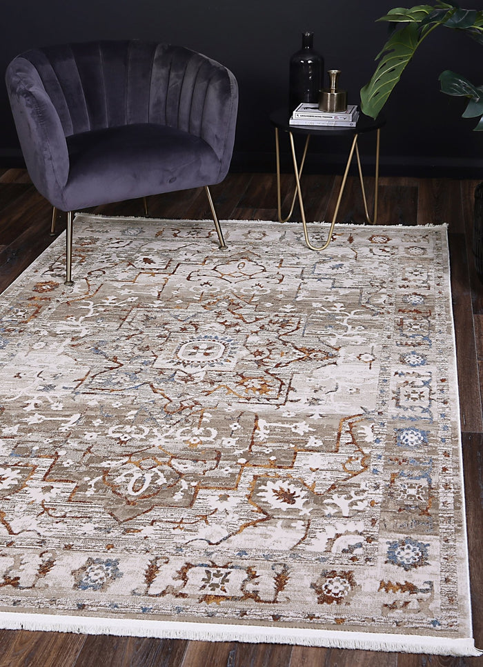 Cordelia Medalion Beige Multi Rug