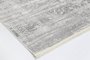 Cordelia Medalion Grey Rug - Floorsome - Rug