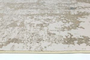 Cordelia One Modern Beige Blue Rug - Floorsome - Rug