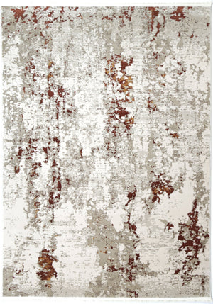 Cordelia One Modern Beige Terracotta Rug - Floorsome - Rug