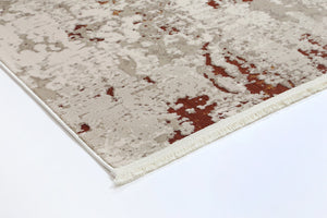 Cordelia One Modern Beige Terracotta Rug - Floorsome - Rug