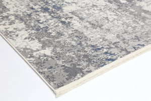 Cordelia One Modern Grey Blue Rug - Floorsome - Rug