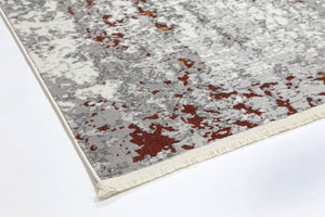 Cordelia One Modern Grey Terracotta Rug - Floorsome - Rug