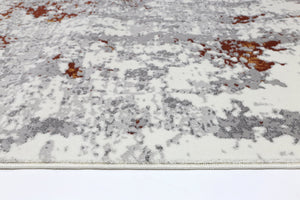 Cordelia One Modern Grey Terracotta Rug - Floorsome - Rug