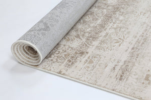 Cordelia Solid Beige Modern Rug - Floorsome - Rug