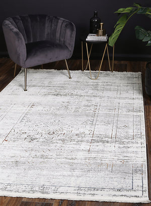 Cordelia Traditional Grey Multi Rug - Floorsome - Rug