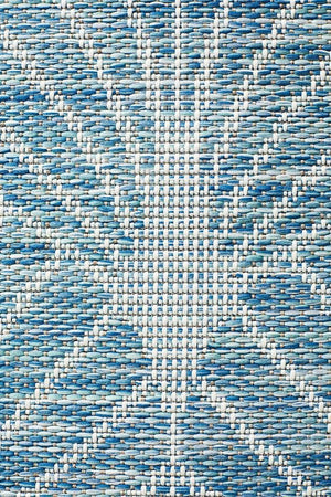 Courtyard 5502 Blue Indoor Outdoor Rug - Floorsome - Outdoor Rugs