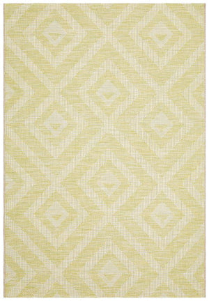 Courtyard 5504 Green Indoor Outdoor Rug - Floorsome - Outdoor Rugs