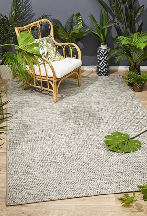 Courtyard Natural Indoor Outdoor Rug - Floorsome - Outdoor Rugs