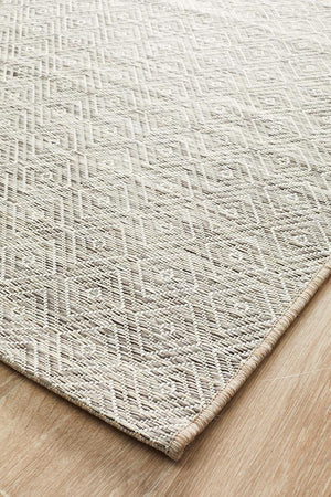 Courtyard Natural Indoor Outdoor Rug - Floorsome - Outdoor Rugs