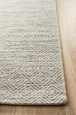 Courtyard Natural Indoor Outdoor Rug - Floorsome - Outdoor Rugs