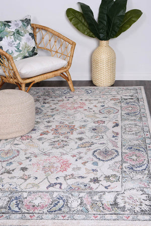 Crystal Transitional Cream Rug - Floorsome - Rug