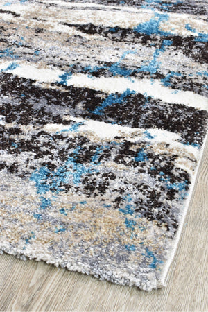 Dahlia 696 Beige Turquoise Rug - Floorsome - MODERN