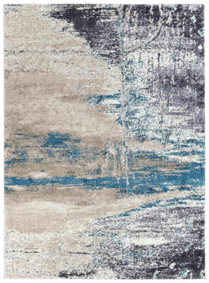 Dahlia 854 Beige Turquoise Rug - Floorsome - MODERN