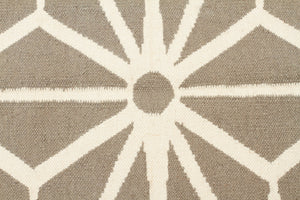 Dandelion Flat Weave Rug Grey - Floorsome - Modern