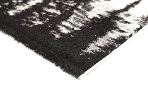 Deer Black White Rug - Floorsome - Modern