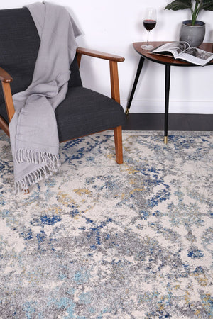 Delicate Blue Green Contemporary Rug - Floorsome - Modern Rugs