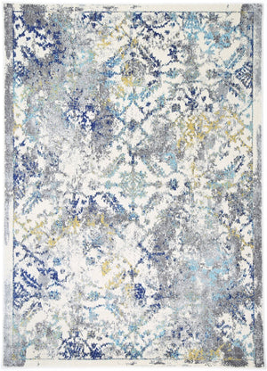 Delicate Blue Green Contemporary Rug - Floorsome - Modern Rugs