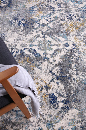 Delicate Blue Green Contemporary Rug - Floorsome - Modern Rugs