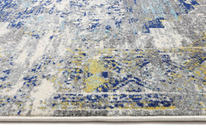 Delicate Blue Green Distressed Rug - Floorsome - Modern Rugs